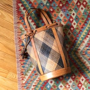 Vintage Woven Bag, Fully Lined